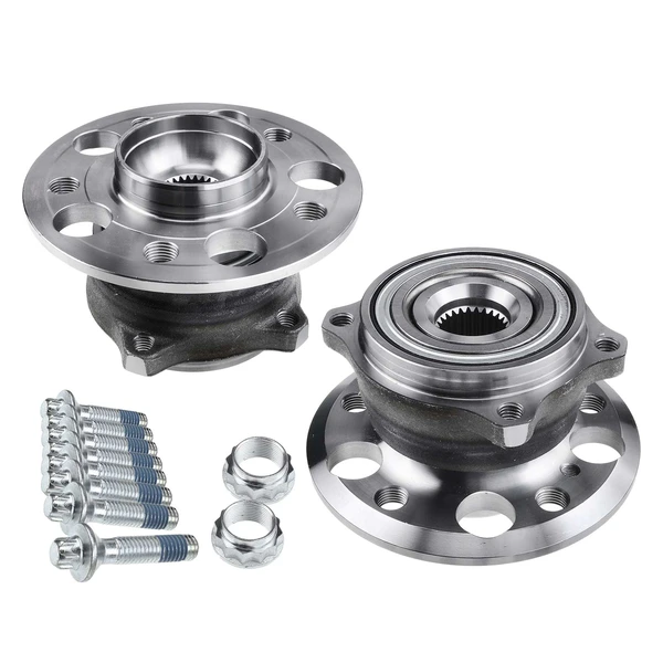 2 Pcs Rear Wheel Bearing & Hub Assembly for 2003-2006 Mercedes-Benz E500