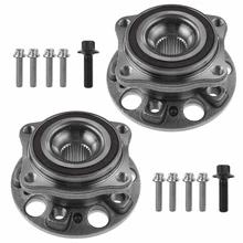 2 Pcs Front Wheel Bearing & Hub Assembly