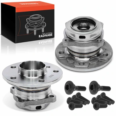 2 Pcs Rear Wheel Hub Bearing Assembly
