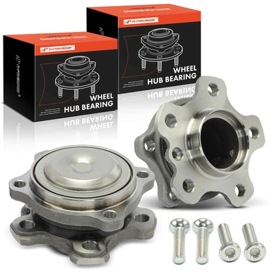 2 Pcs Front Wheel Bearing & Hub Assembly