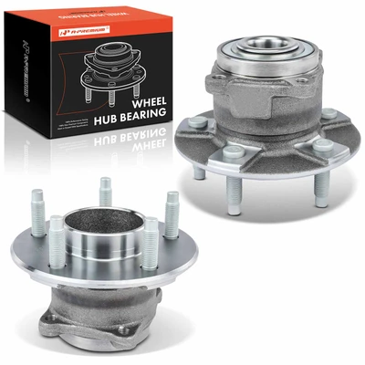 2 Pcs Rear Wheel Bearing & Hub Assembly