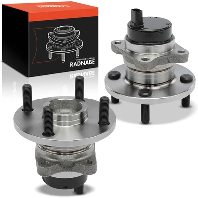 2 Pcs Front Wheel Hub Bearing Assembly