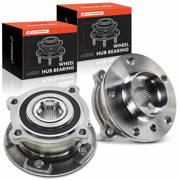 2 Pcs Front Wheel Bearing & Hub Assembly for 2008-2018 BMW X6