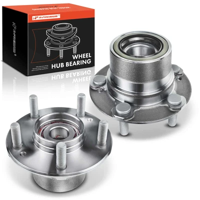 2 Pcs Rear Wheel Bearing & Hub Assembly