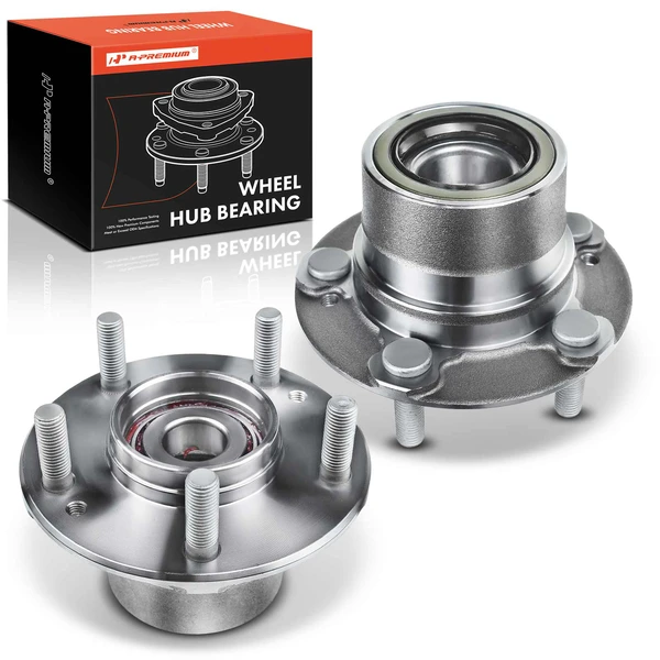 2 Pcs Rear Wheel Bearing & Hub Assembly for Kia Sedona 2002-2005 V6 3.5L