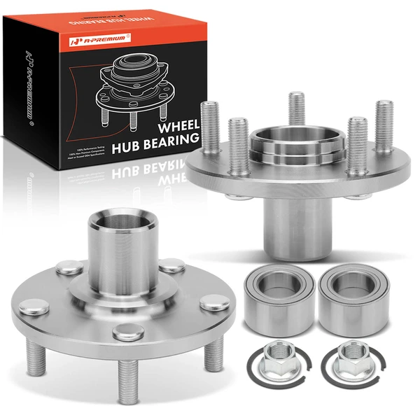 2 Pcs Front Wheel Bearing Hub Assembly for 1992-2003 Toyota Camry