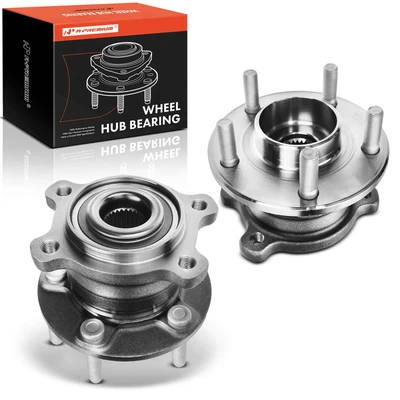 2 Pcs Rear Wheel Bearing & Hub Assembly