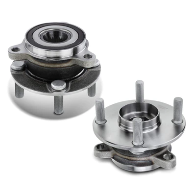 2 Pcs Rear Wheel Bearing & Hub Assembly