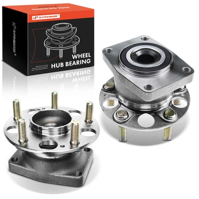2 Pcs Rear Wheel Bearing & Hub Assembly