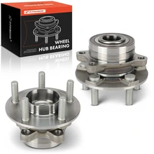 2 Pcs Front Wheel Hub & Bearing Assembly