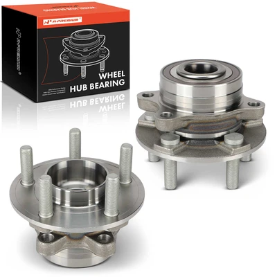 2 Pcs Front Wheel Hub & Bearing Assembly