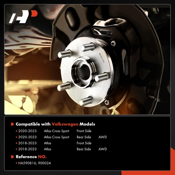 Wheel Hub Bearing Assembly for Volkswagen Atlas Cross Sport 2020-2023