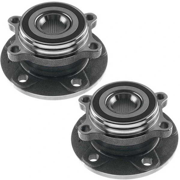 2 Pcs Wheel Bearing & Hub Assembly for 2008 Volkswagen R32