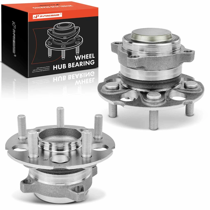 2 Pcs Rear Wheel Bearing & Hub Assembly for Honda CR-V 12-16 Acura RDX 13-18 FWD