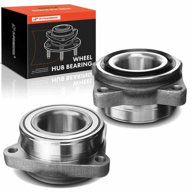 2 Pcs Front Wheel Bearing