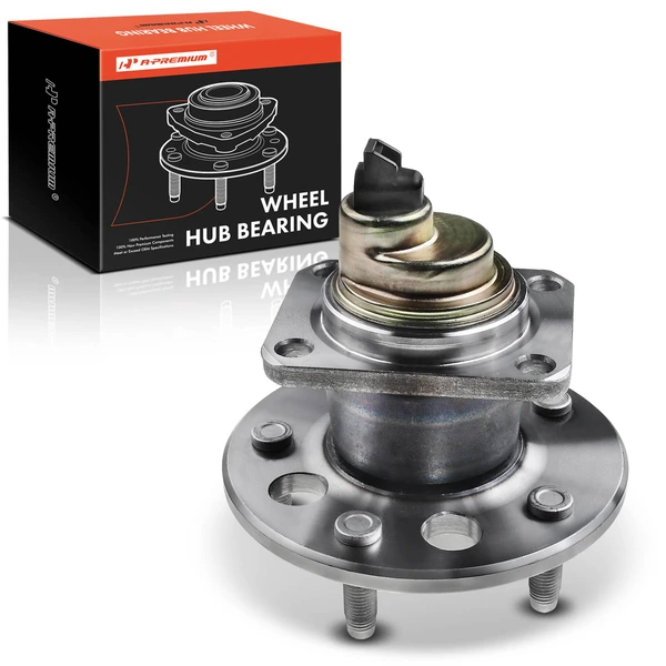Rear Driver or Passenger Wheel Bearing & Hub Assembly with ABS for Pontiac Grand Prix Chevy