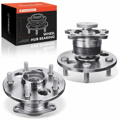 2 Pcs Rear Wheel Bearing & Hub Assembly