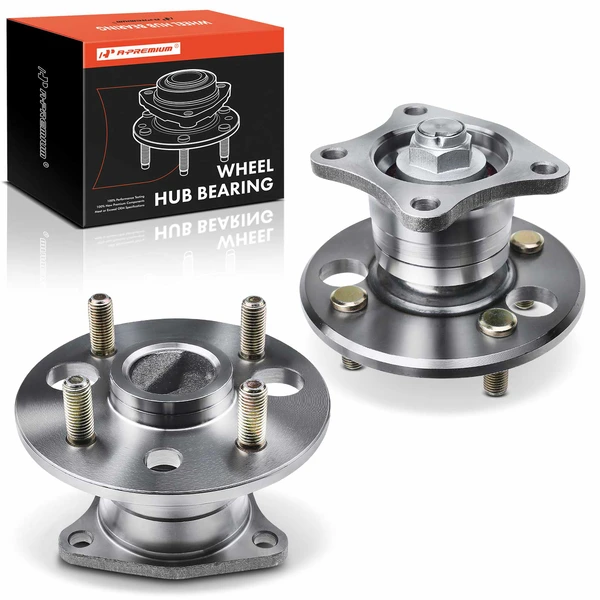 2 Pcs Rear Wheel Bearing & Hub Assembly for 1993-1997 Geo Prizm