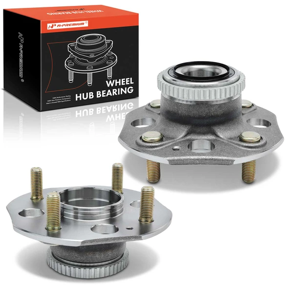 2 Pcs Rear Wheel Bearing & Hub Assembly for Honda Accord 1994-1997 2.2L