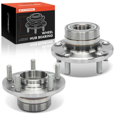 2 Pcs Rear Wheel Hub Bearing Assembly