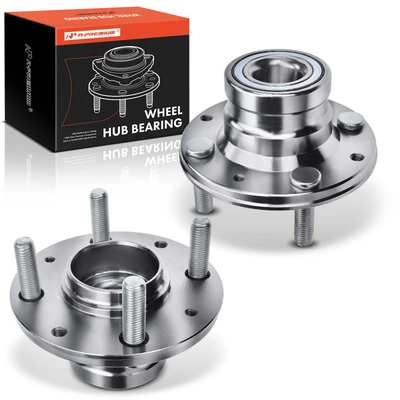 2 Pcs Rear Wheel Bearing & Hub Assembly