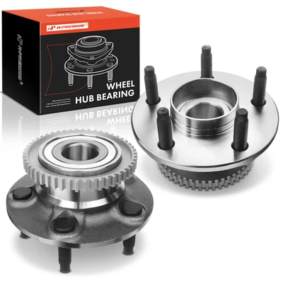 2 Pcs Rear Wheel Bearing & Hub Assembly