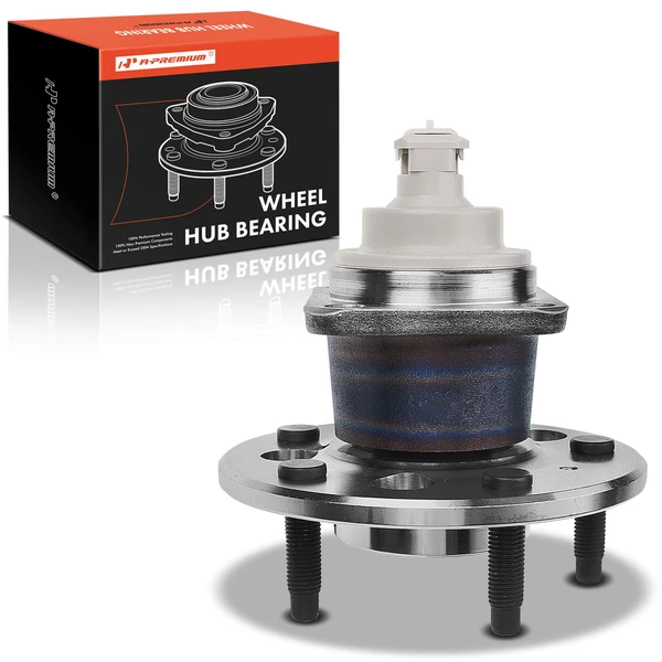 Rear Driver or Passenger Wheel Bearing & Hub Assembly with ABS for Buick Century Chevy