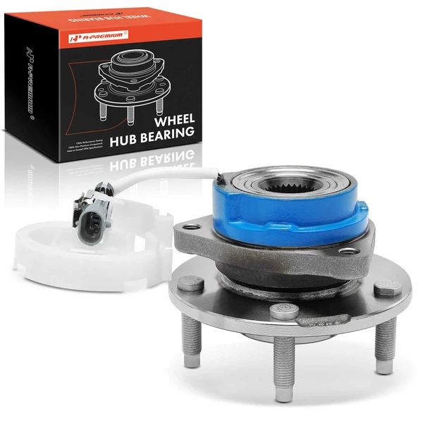 Rear Driver or Passenger Wheel Bearing & Hub Assembly with ABS Sensor for Chevy Corvette 97-08