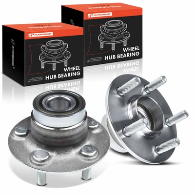 2 Pcs Rear Wheel Bearing & Hub Assembly