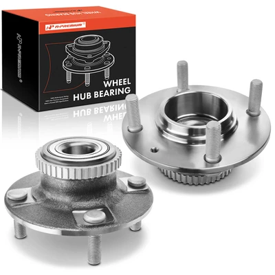 2 Pcs Rear Wheel Bearing & Hub Assembly