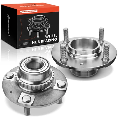 2 Pcs Rear Wheel Bearing & Hub Assembly