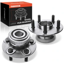 2 Pcs Rear Wheel Bearing & Hub Assembly