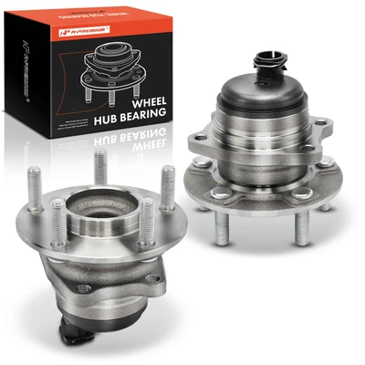 2 Pcs Rear Wheel Bearing & Hub Assembly