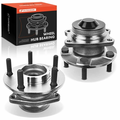 2 Pcs Rear Wheel Bearing & Hub Assembly