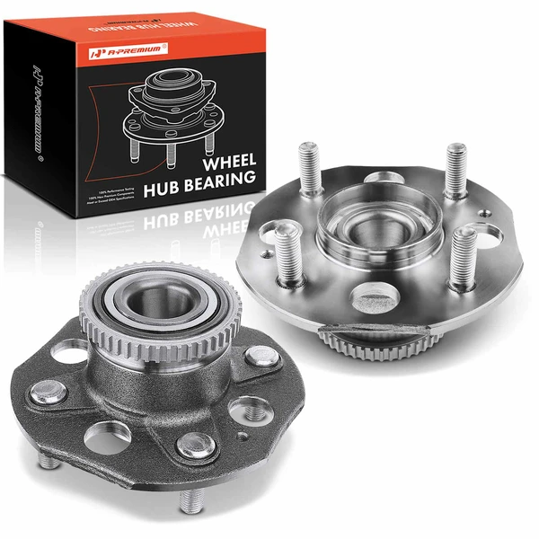 2 Pcs Rear Wheel Bearing & Hub Assembly for 1998-2002 Honda Accord