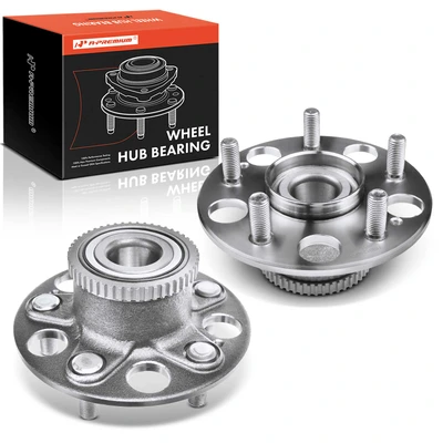 2 Pcs Rear Wheel Bearing & Hub Assembly