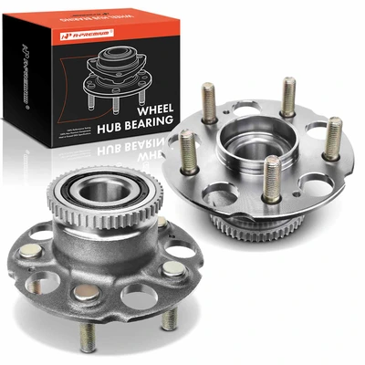 2 Pcs Rear Wheel Bearing & Hub Assembly