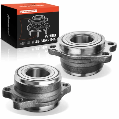 2 Pcs Rear Wheel Bearing & Hub Assembly