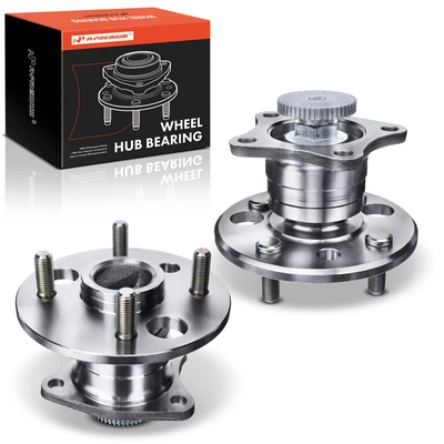 2 Pcs Rear Wheel Bearing & Hub Assembly