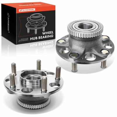 2 Pcs Rear Wheel Bearing & Hub Assembly