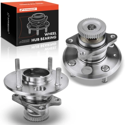 2 Pcs Rear Wheel Bearing & Hub Assembly