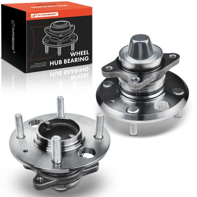 2 Pcs Rear Wheel Bearing & Hub Assembly