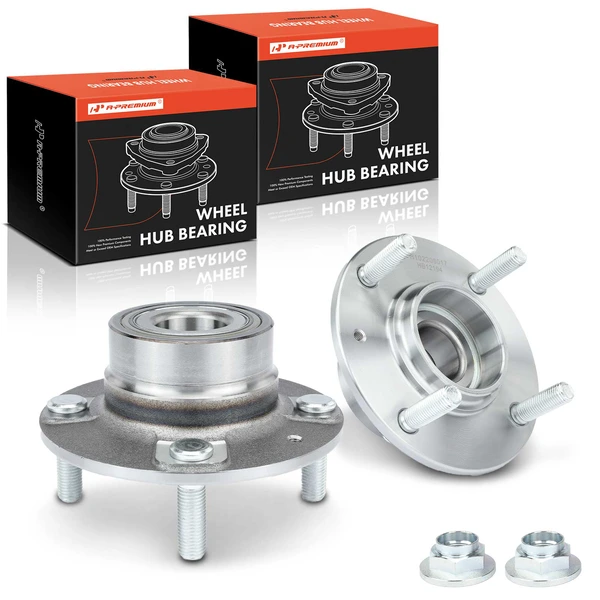 2 Pcs Rear Wheel Bearing & Hub Assembly for 2001-2006 Hyundai Elantra