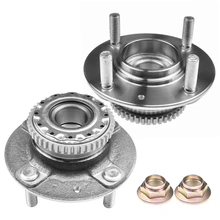 2 Pcs Rear Wheel Bearing & Hub Assembly
