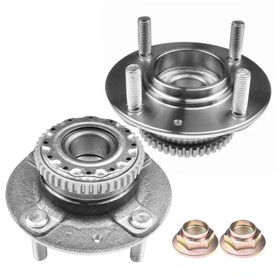 2 Pcs Rear Wheel Bearing & Hub Assembly