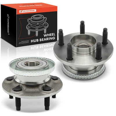 2 Pcs Rear Wheel Hub Bearing Assembly
