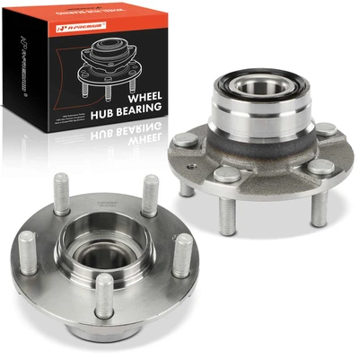 2 Pcs Rear Wheel Hub & Bearing Assembly