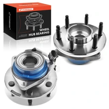 2 Pcs Rear Wheel Bearing & Hub Assembly with ABS Sensor for 2005-2011 Cadillac STS