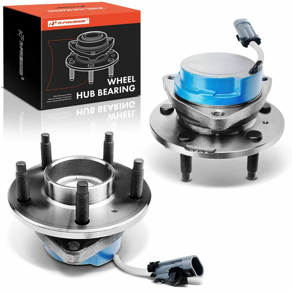 2 Pcs Wheel Bearing & Hub Assembly with ABS Sensor for Buick Terraza Cadillac