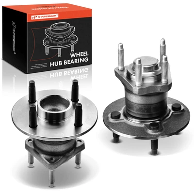 2 Pcs Front Wheel Bearing & Hub Assembly